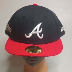 New Era 59Fifty Atlanta Braves Fitted Hat Size 8